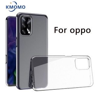 เคสโทรศัพท์ซิลิโคนใส สำหรับ OPPO A98 A78 5G A17 A17k A77s A95 A76 A96 A57 A77 A16 A16k A94 A54 4G A74 A15 A15s A93 A53 2020 A92 A72 A52 A31 A9 A5 A5s A3s A31 A12 A12e A91