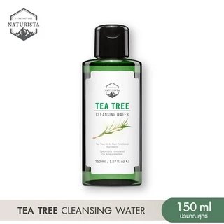 Naturista คลีนซิ่งทีทรี เช็ดเครื่องสำอาง ทำความสะอาดล้ำลึก Tea Tree Cleansing Water 150ml