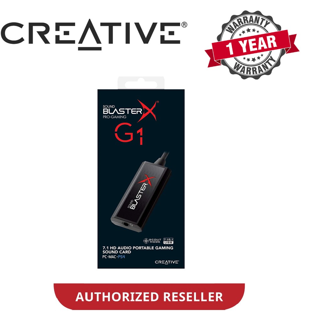 Creative Sound BlasterX SB1710 G1 7.1 Portable Sound Card (CRE-SB1710)