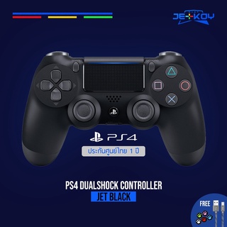 จอย PS4 DualShock Jet Black ประกันศูนย์ไทย 1 ปี