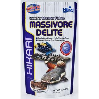 Hikari - Massivore Delite อาหารสำหรับปลากินเนื้อ ขนาดใหญ่ ฮิคาริ (380g.)