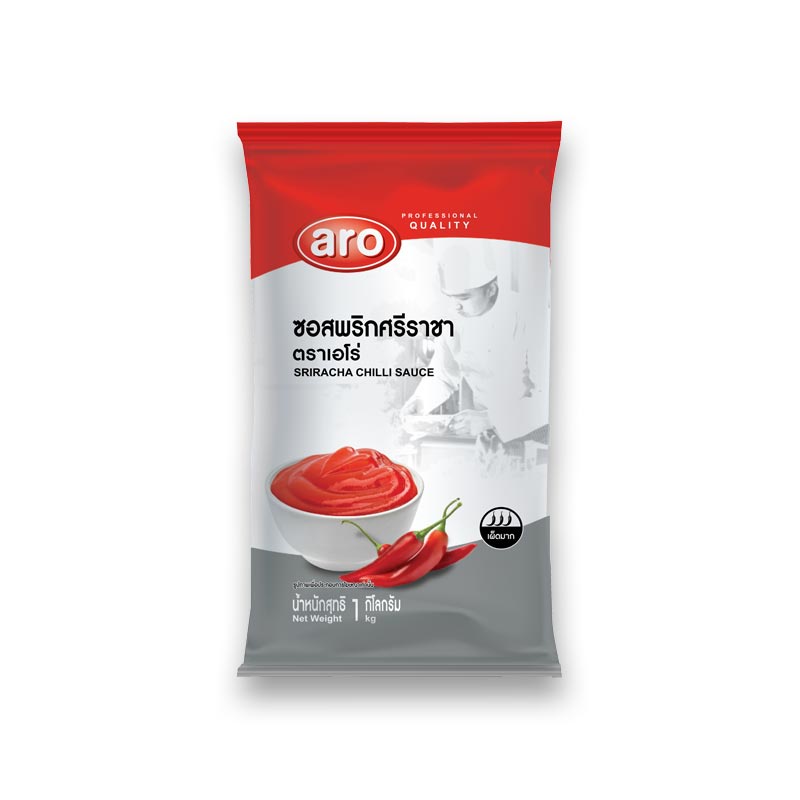 พร้อมส่ง! เอโร่ ซอสพริกศรีราชา 1000 กรัม aro Sriracha Chilli Sauce 1000g