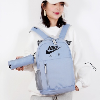 Nike New 2pcs กระเป๋าเป้สะพายหลังแล็ปท็อป Daypack Bookbag พร้อมกล่องดินสอ Set Travel Daypack Student Rucksack