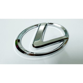 โลโก้ LEXUS โครเมี่ยม ( โลโก้ท้าย Logo ติดหน้ารถ ท้ายรถ เล็กซัส สีโครเมี่ยม ) ขนาด 12 CM.