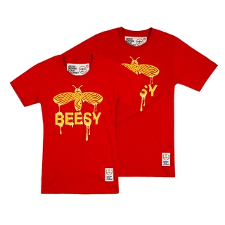 Beesy T-shirt เสื้อยืด รุ่น Honey Bee (ผู้หญิง) แฟชั่น คอกลม ลายสกรีน ผ้าฝ้าย cotton ฟอกนุ่ม ไซส์