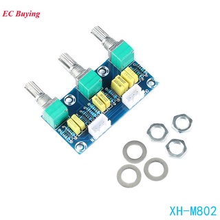 Xh-m802 บอร์ดโมดูลขยายเสียงพรีแอมป์ พรีแอมป์ ปรับเสียงสูงต่ํา XH-M802 PCB DIY