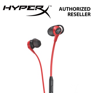 Hyperx Cloud earbuds ชุดหูฟังเกมมิ่ง พร้อมไมโครโฟน พกพาง่าย หูฟังกีฬา