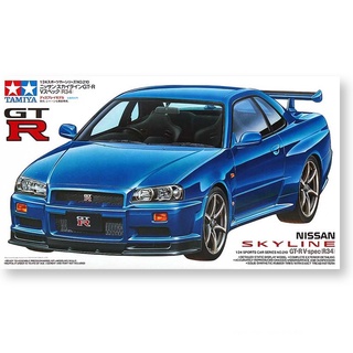 Tamiya 24210 ชุดโมเดลรถยนต์ สเกล 1/24 Nissan Skyline GT-R R34 V-Spec BNR34