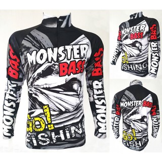 เสื้อตกปลาFISHING SPORTS-Monter Bass