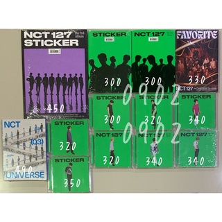 [พร้อมส่ง] NCT 127 - อัลบั้มเต็ม ไม่แกะ ของครบ Sticker photobook ver, sticky ver, Jewel ver, Favorite, Universe 2021