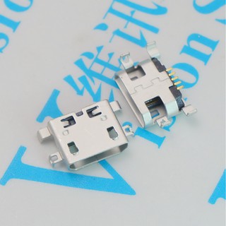 ราคาUSB microUSB ปลั๊กตัวเมีย 5 PIN SMD