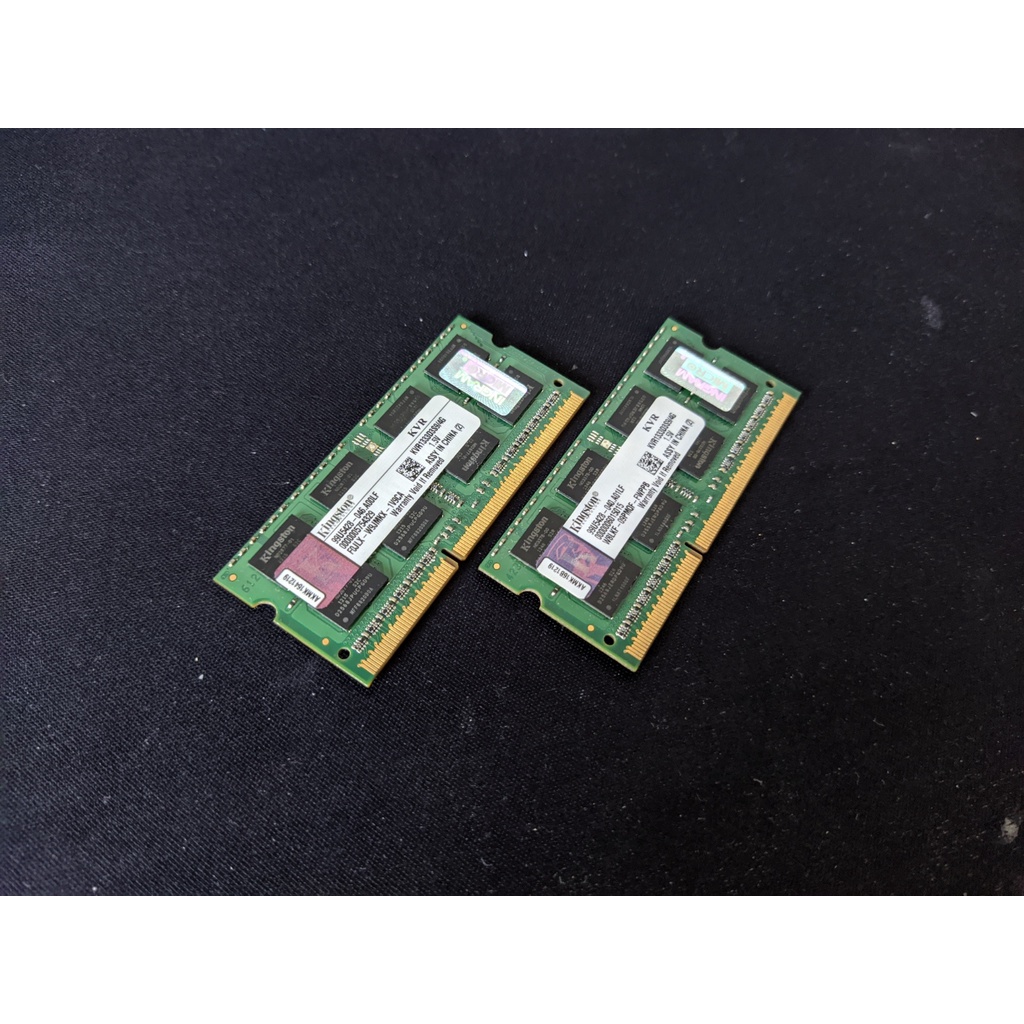 แรม Kingston SODIMM DDR3 1333 4G KVR1333D3S9/4G x2 Notebook Ram