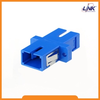 Link UF-0055SM SC Fiber Optic Simplex Adapter, Single-mode, Ceramic Sleeve, PBT Housing