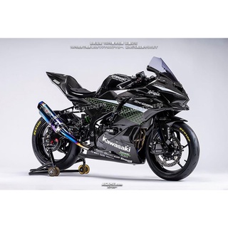 สติกเกอร์ กันน้ํา ดัดแปลง สําหรับติดตกแต่งรถจักรยานยนต์ Kawasaki NINJA400 ZX4R ZX25R 400 Ninja