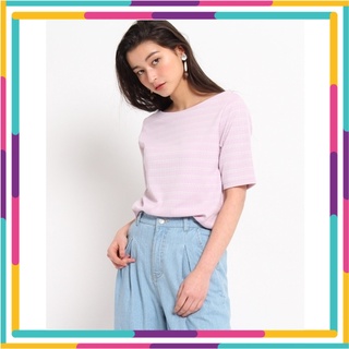 🍭Ozoc39: Ozoc striped blouse เสื้อยืดผ้าร่อง เนื้อดีผ้านิ่มๆ สีพาสเทลสวยๆ ใส่