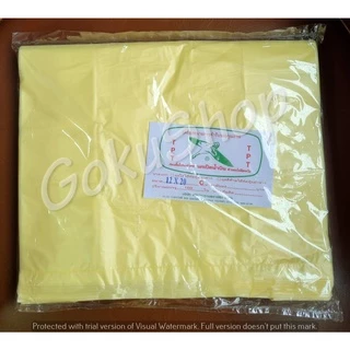 ถุงหูหิ้วสี พลาสติกคุณภาพดี แบบบาง เหนียว ไม่มีกลิ่น ขนาด 12*20 นิ้ว ( 100 ใบ)นน. 500 กรัม/แพค ตรานกเป็ดน้ำบิน(พร้อมส่ง)