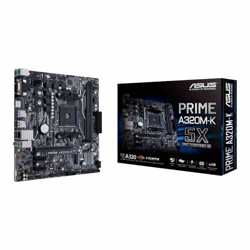 MAINBOARD (เมนบอร์ด) ASUS PRIME A320M-K SK:AM4 (ไม่มีกล่อง) มือสอง ประกันหมด