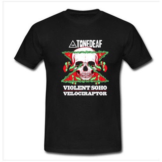 เสื้อยืดครอปเสื้อยืด Tonedeeaf VIOLENT SOHO VELOCIRAPTORS-5XL