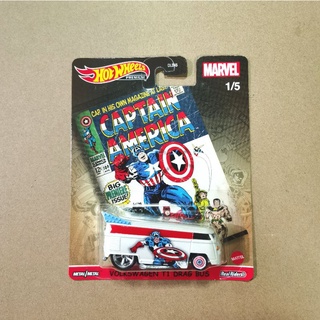 Hotwheels Captain America รุ่น Volkswagen T1 Drag Bus ล้อยาง