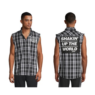 Zumba Wear : Shakin Up The World Sleeveless Button Down (เสื้อเชิ้ตแขนกุดออกกำลังกายซุมบ้า)