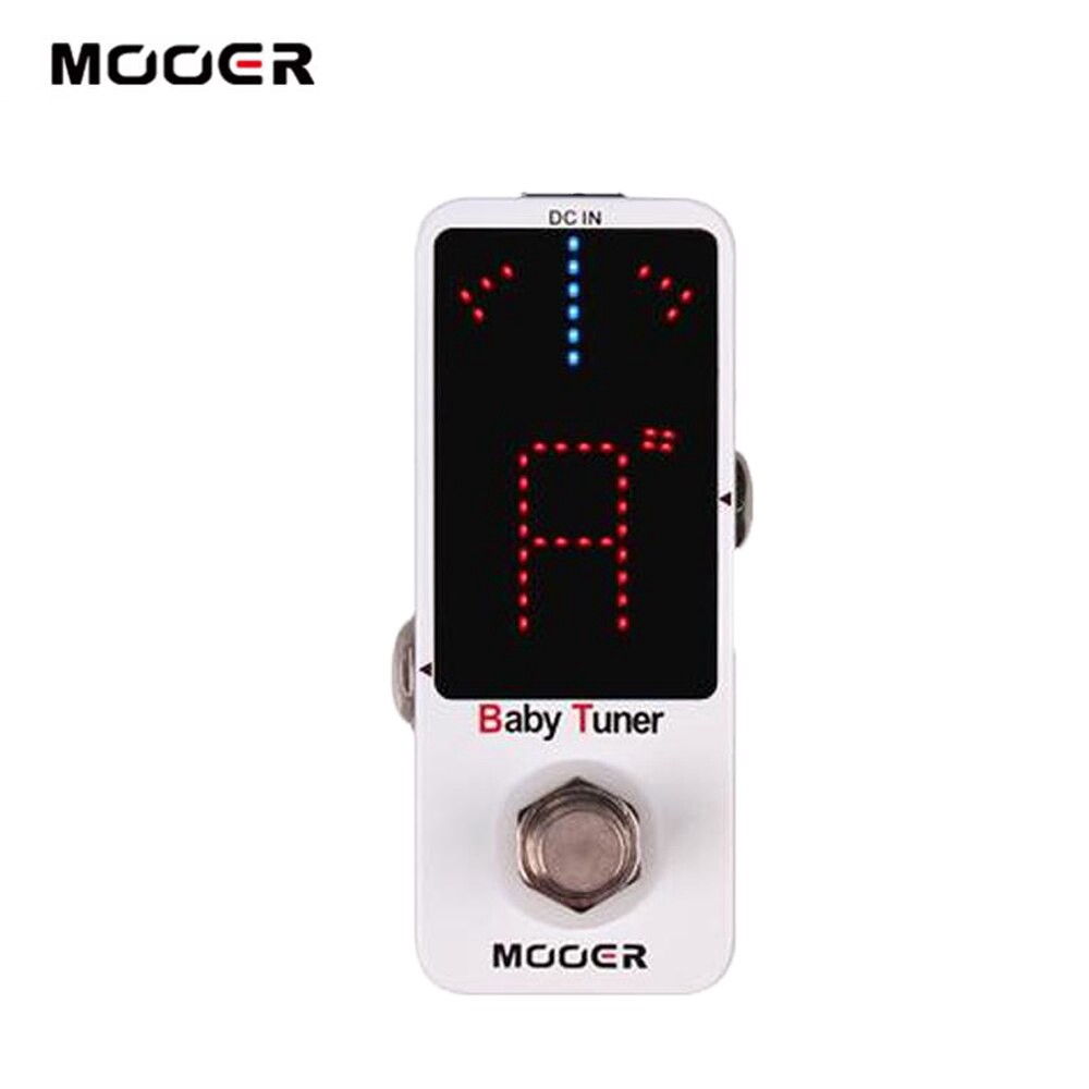 Mooer Baby Tuner Guitar Pedal ความแม่นยําสูงปรับแต่ง Micro Pedals