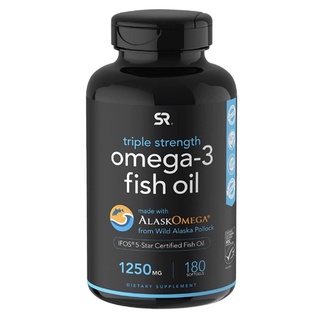 SR Sports Research Omerga-3 Fish Oil 1250mg