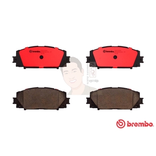 P83 106C ผ้าเบรก F (แท้ BREMBO รุ่น Ceramic) TOYOTA พรีอุส Prius 1.8 Hybrid ปี2010-&gt;