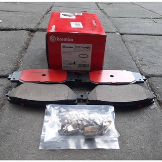 ผ้าดิสเบรคหน้าBrembo ผ้าเบรคหลังToyota Harrier ZSU 60 AVU65 ปี2014-2020 brembo ceramic