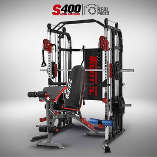 [ใส่โค้ด IRON1200S ลด 1200] สมิท แมชชีน รุ่น S400 จาก IRONTEC™ ที่สุดของ Smith Machine ครบจบในตัวเดียว รวม 4 ฟังก์ชั่น