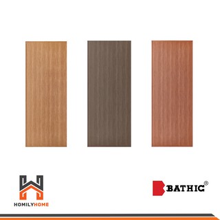 Bathic ประตูห้องน้ำ LAMINATE BATHIC ขนาด 70x180 แบบบานเรียบ รุ่น BL1