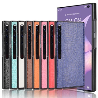 เคสหนัง PU ลายหนังจระเข้ หรูหรา สําหรับ Huawei Mate Xs 2 Huawei Mate Xs2 Xs 2