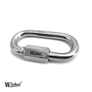 Wicked Forged Quick Link ข้อต่อโซ่สแตนเลส 316 Marine Grade ขนาด 2 1/2” (M4)