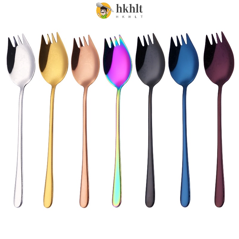 lt 999 2 in 1 304 ช้อนส้อมสแตนเลสสําหรับตักอาหาร