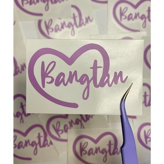 BTS lilac Bangtan heart lightstick. สติกเกอร์   กันน้ำ KPOP แท่งไฟ สติกเกอร์