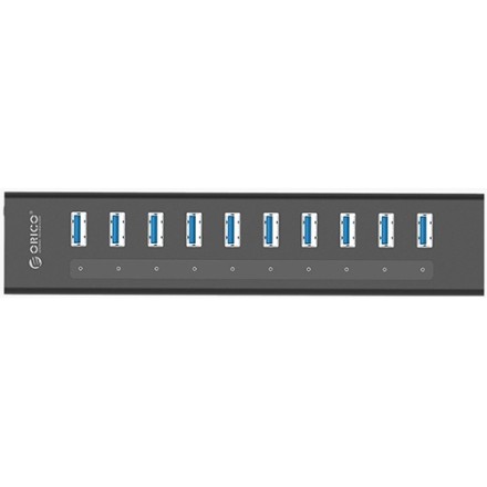 Orico USB 3.0 High-speed HUB 10 Ports with BC1.2 Charger Black (A3H10-U3-V2)