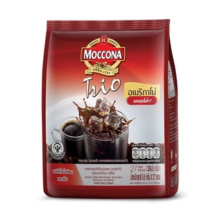 MOCCONA มอคโคน่า ทรีโอ อเมริกาโน่ กาแฟปรุงสำเร็จชนิดผง สูตรแคลอรี่ต่ำ ขนาด 9.5 กรัม (x 27 ซอง)