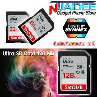 SD Card การ์ด SanDisk Ultra 120MB ® SDHC™ และการ์ด SDXC™ 32GB-128GB