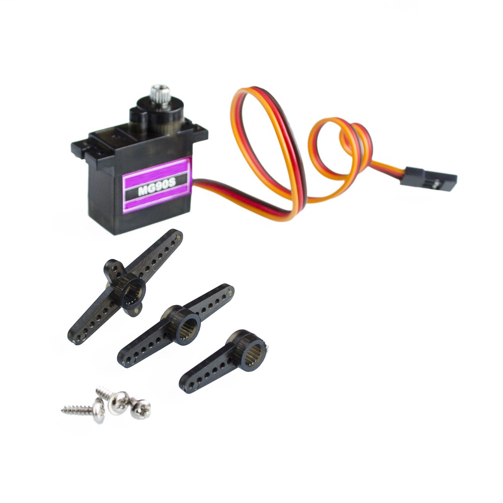 MG90S โลหะเกียร์ Micro Tower Pro Servo สําหรับเรือของเล่นเครื่องบิน MG90 SG90