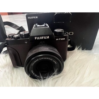 กล้องfuji xt100 สีน้ำตาล สภาพดี