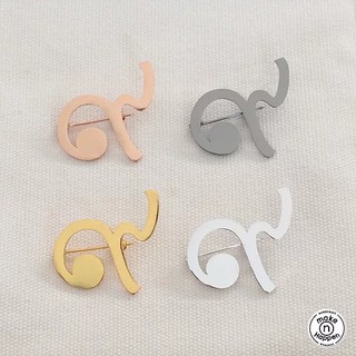 make_n_happen เข็มกลัด Brooch ๙ ( no.9 ) รหัส 011