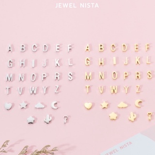 shiny alphabet pendant จี้ตัวอักษร และ สัญลักษณ์ (สำหรับเพิ่มจี้ สร้อยคอ/ข้อมือรุ่น shiny alphabet)