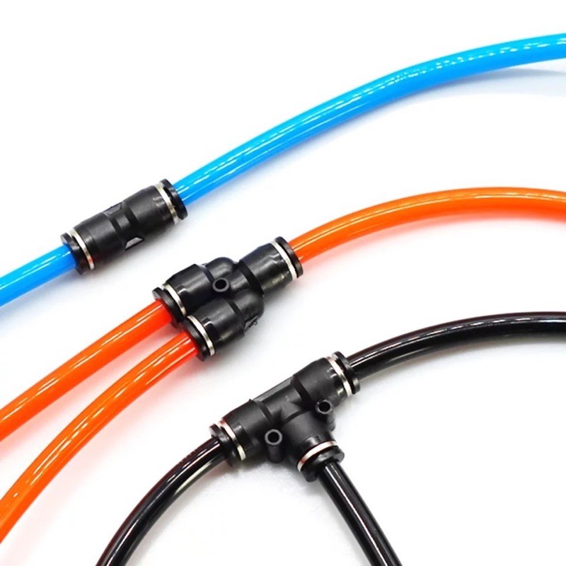 สายลม ท่อลม สายพ่นหมอก ชุดพ่นหมอก 6x4mm แบ่งขายเป็นเมตรโพรียูรีเทน PU Pneumatic Pipe Air Hose Tube Polyurethane - รูปที่ 2