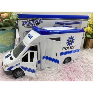 🌈ของเล่นเด็ก รถตำรวจเด็กเล่น รถเด็กเล่น Police car รถตำรวจเด็ก ตำรวจ รถตำรวจมีไฟมีเสียง ของเล่นเสริมพัฒนาการ