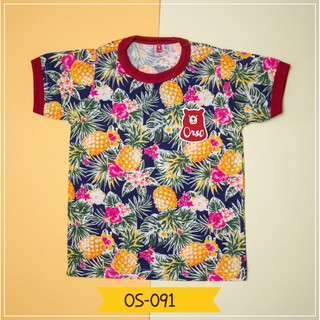 เสื้อครอบครัว เสื้อลายดอก เสื้อเด็ก รหัส OS-091