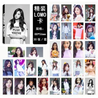 30pcs KPOP TWICE Knock Lomo Card Na Yeon Photocard Momo Tzuyu Photo Picture