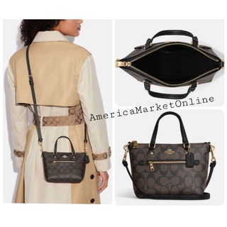 กระเป๋า COACH/ Mini Gallery Crossbody In Signature Canvas (COACH CA721)