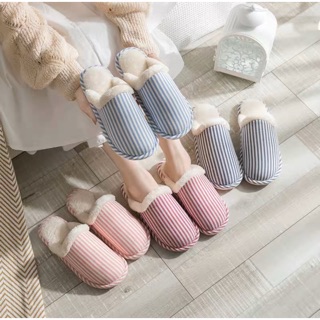 รองเท้าใส่ในบ้านสไตล์ญี่ปุ่น รองเท้าแตะกันลื่น นุ่ม สบาย | Winter slipper Home shoes❄️ พร้อมส่ง