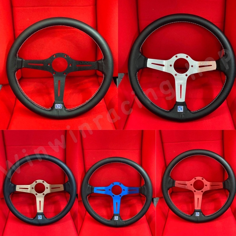 พวงมาลัย Nardi มีครบสี พร้อมส่ง กว้าง 14นิ้ว ก้านยก 2นิ้วครึ่ง