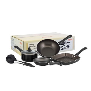 ชุดเครื่องครัว MEYER COOKWARE สีดำ 7 ชิ้น เครื่องครัวและอุปกรณ์