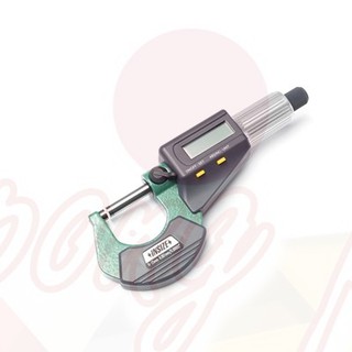 INSIZE ไมโครมิเตอร์วัดนอกแบบดิจิตอล (Digital Outside Micrometers) รุ่น 3109-25A ความละเอียด 0.001mm/0.00005 นิ้ว